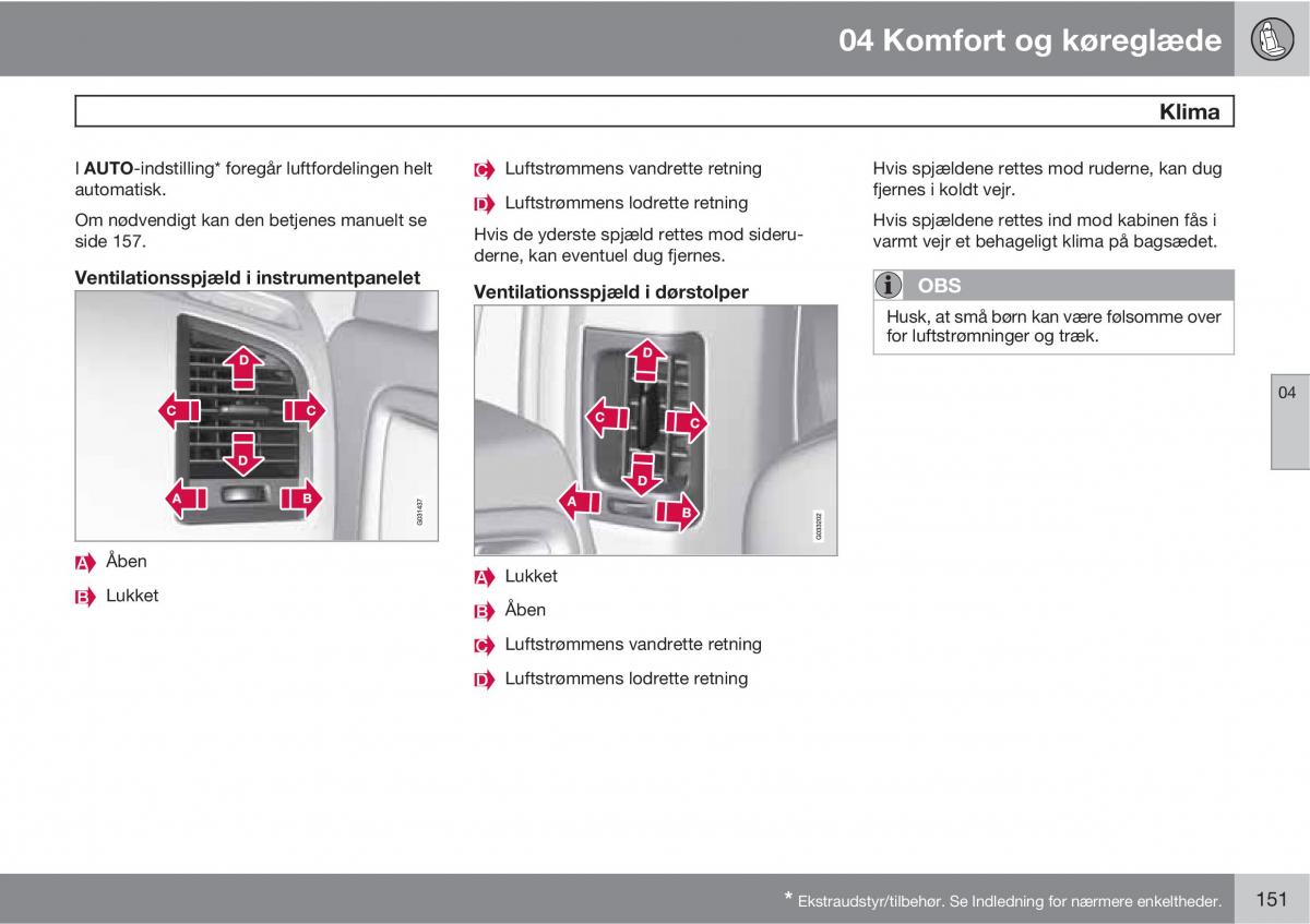 Volvo XC60 I 1 Bilens instruktionsbog / page 153