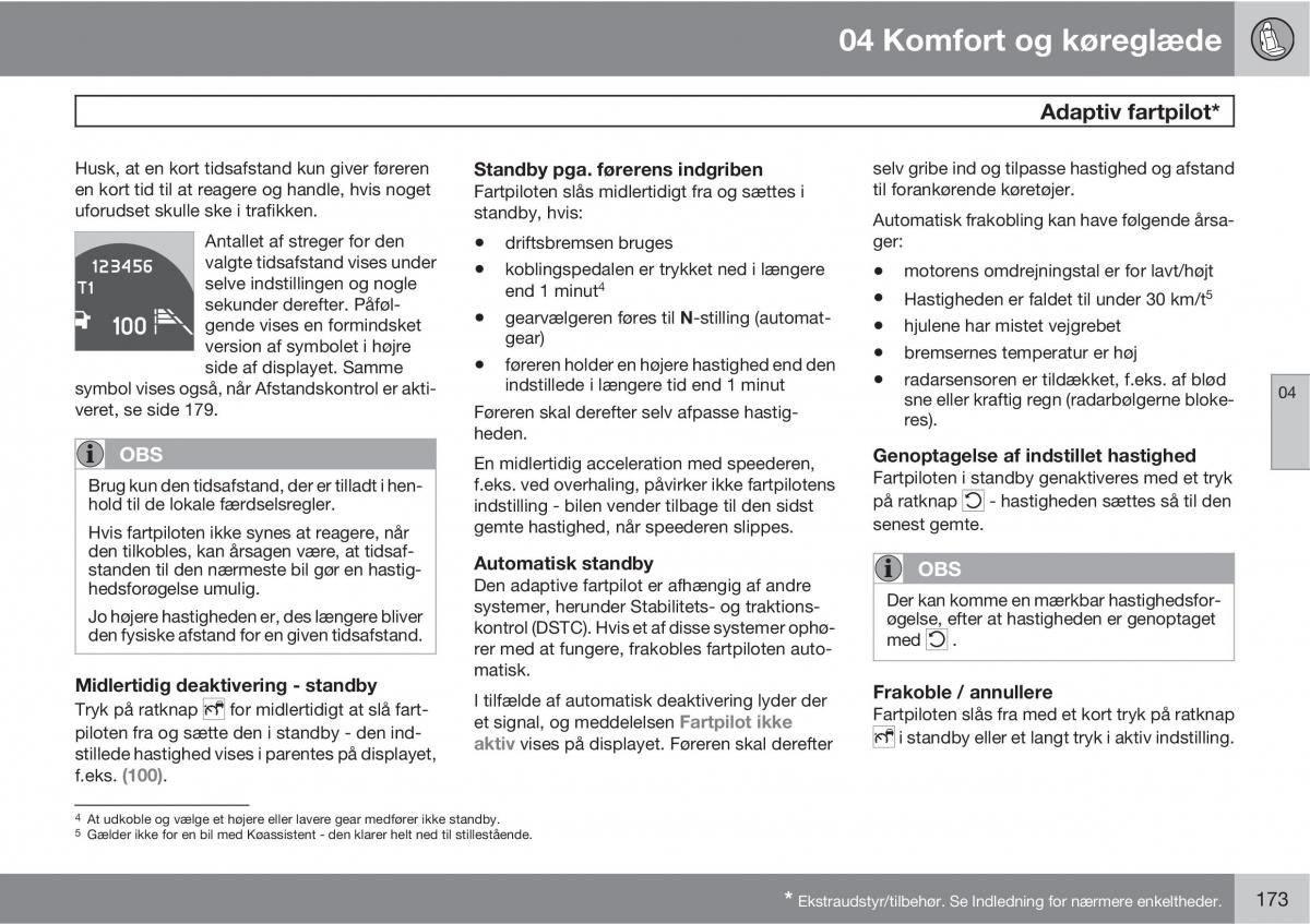 Volvo XC60 I 1 Bilens instruktionsbog / page 175