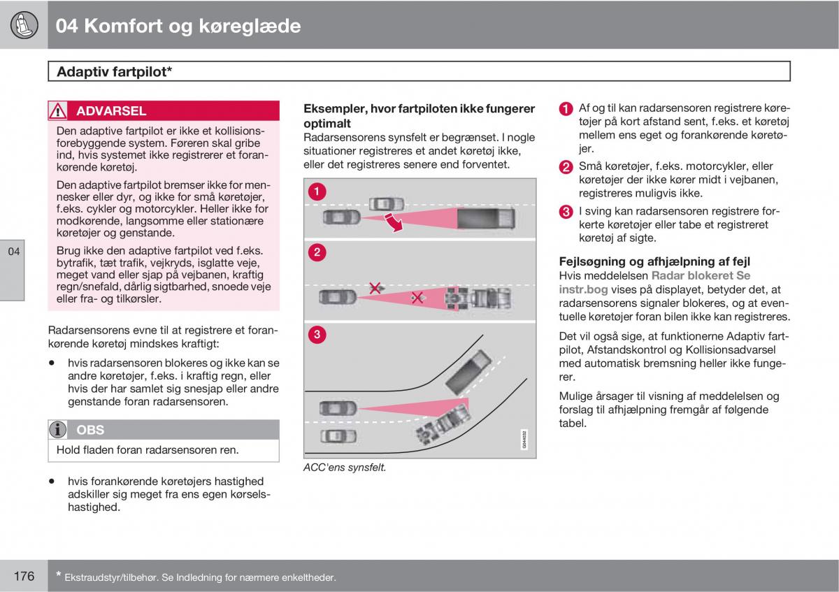 Volvo XC60 I 1 Bilens instruktionsbog / page 178