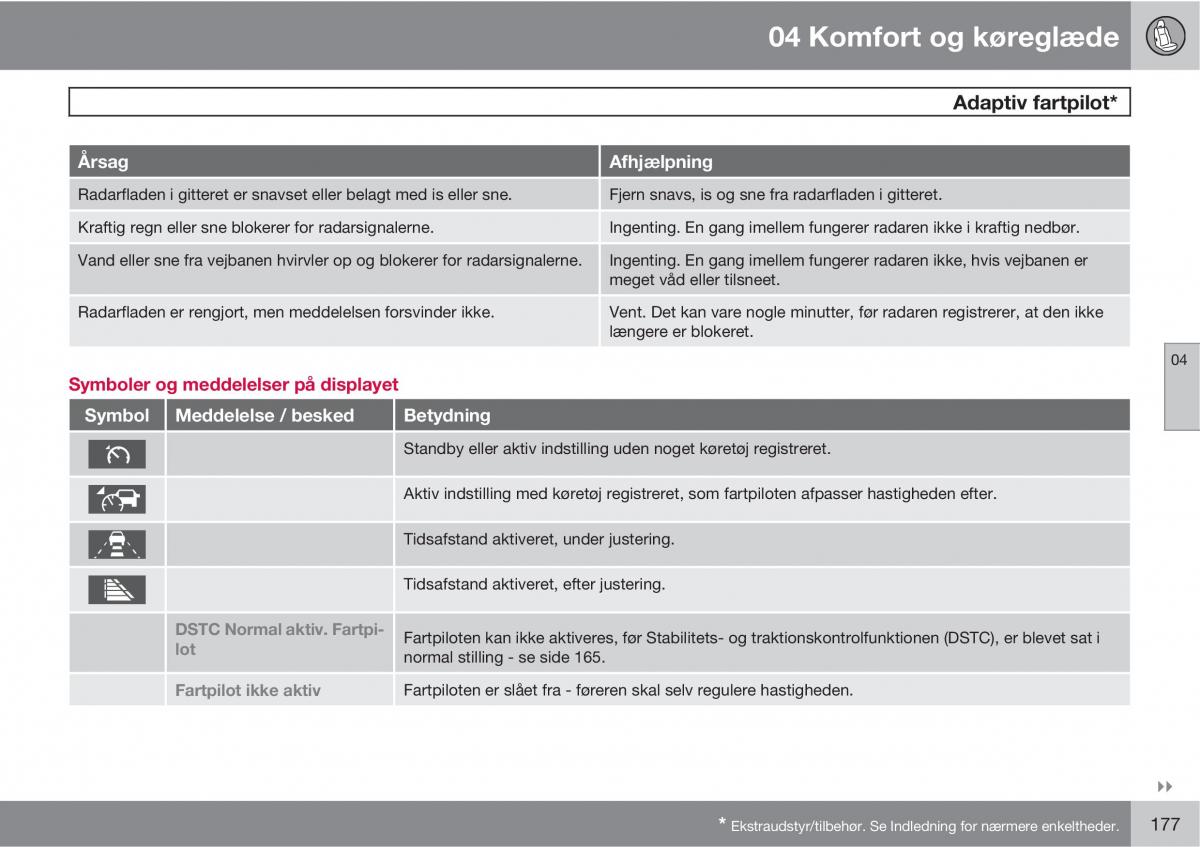 Volvo XC60 I 1 Bilens instruktionsbog / page 179