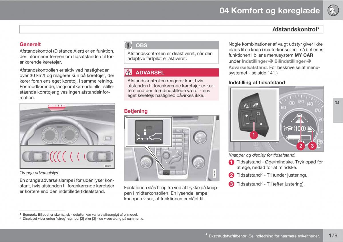 Volvo XC60 I 1 Bilens instruktionsbog / page 181