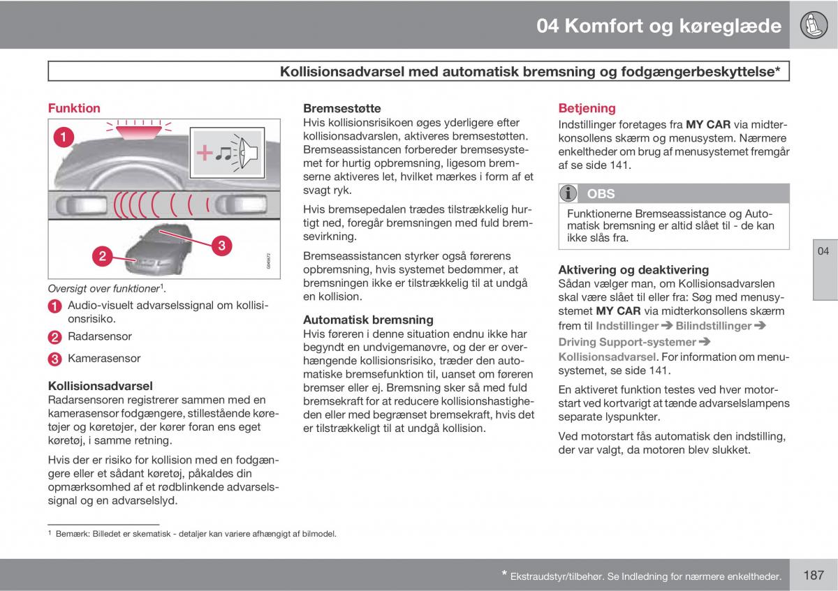 Volvo XC60 I 1 Bilens instruktionsbog / page 189