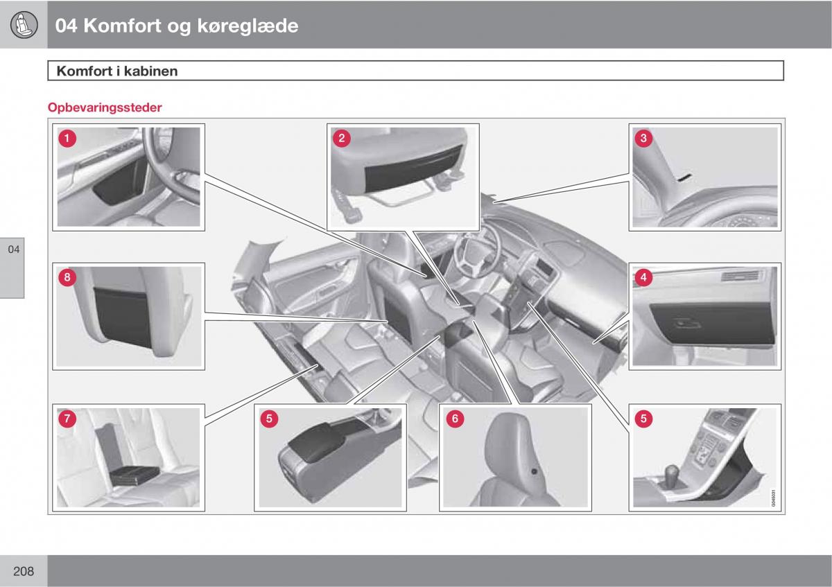 Volvo XC60 I 1 Bilens instruktionsbog / page 210