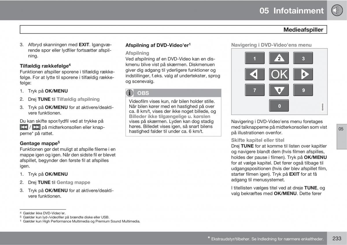 Volvo XC60 I 1 Bilens instruktionsbog / page 235