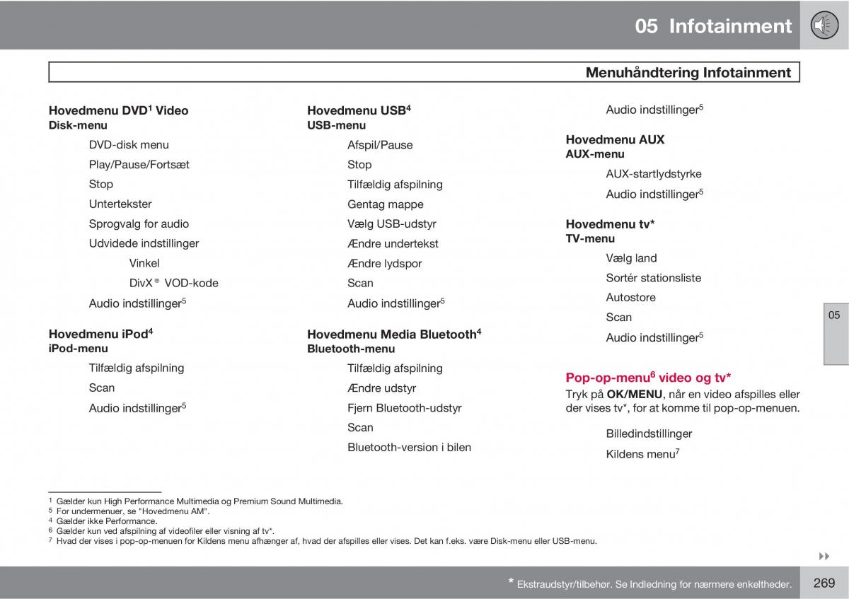 Volvo XC60 I 1 Bilens instruktionsbog / page 271