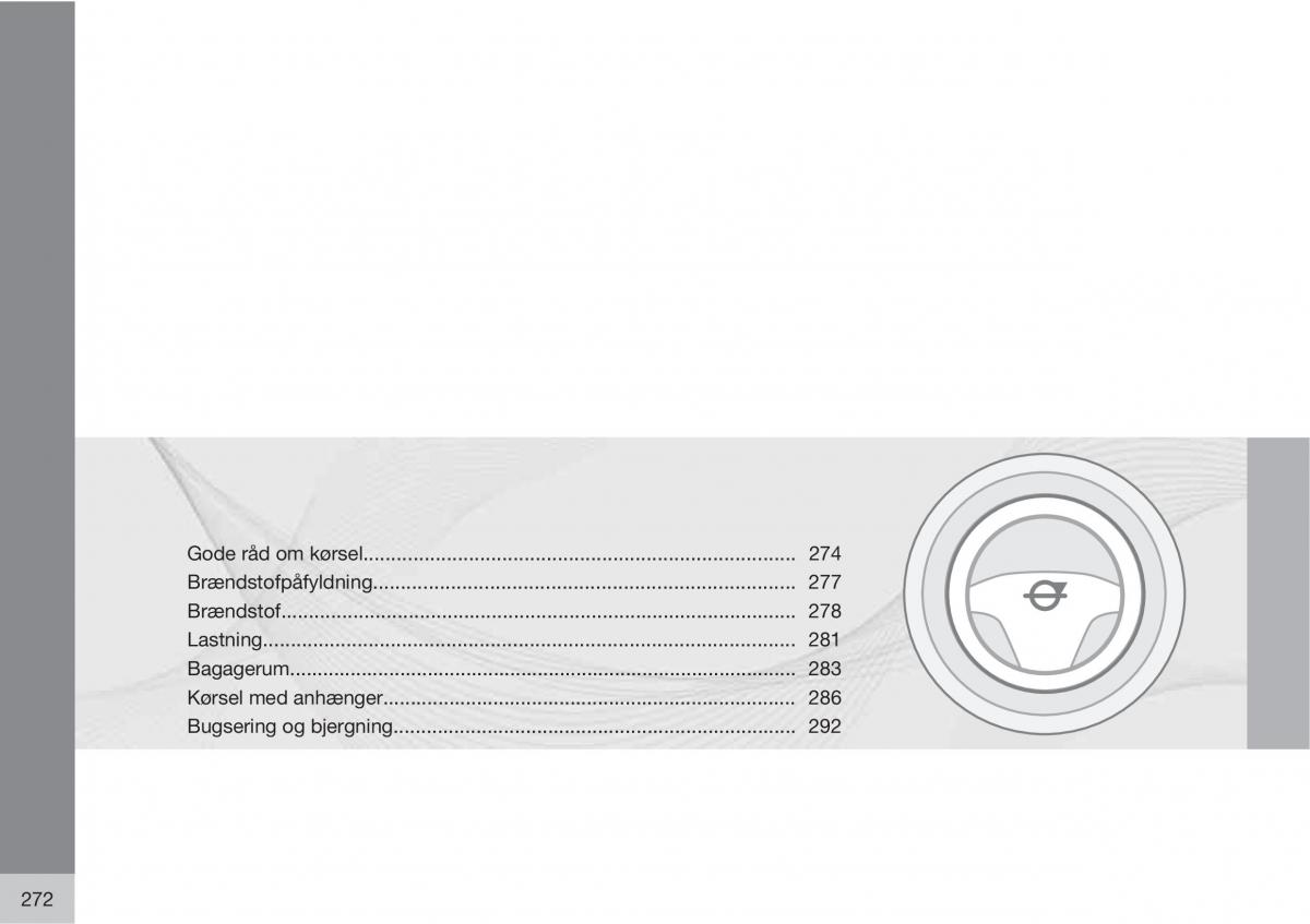 Volvo XC60 I 1 Bilens instruktionsbog / page 274