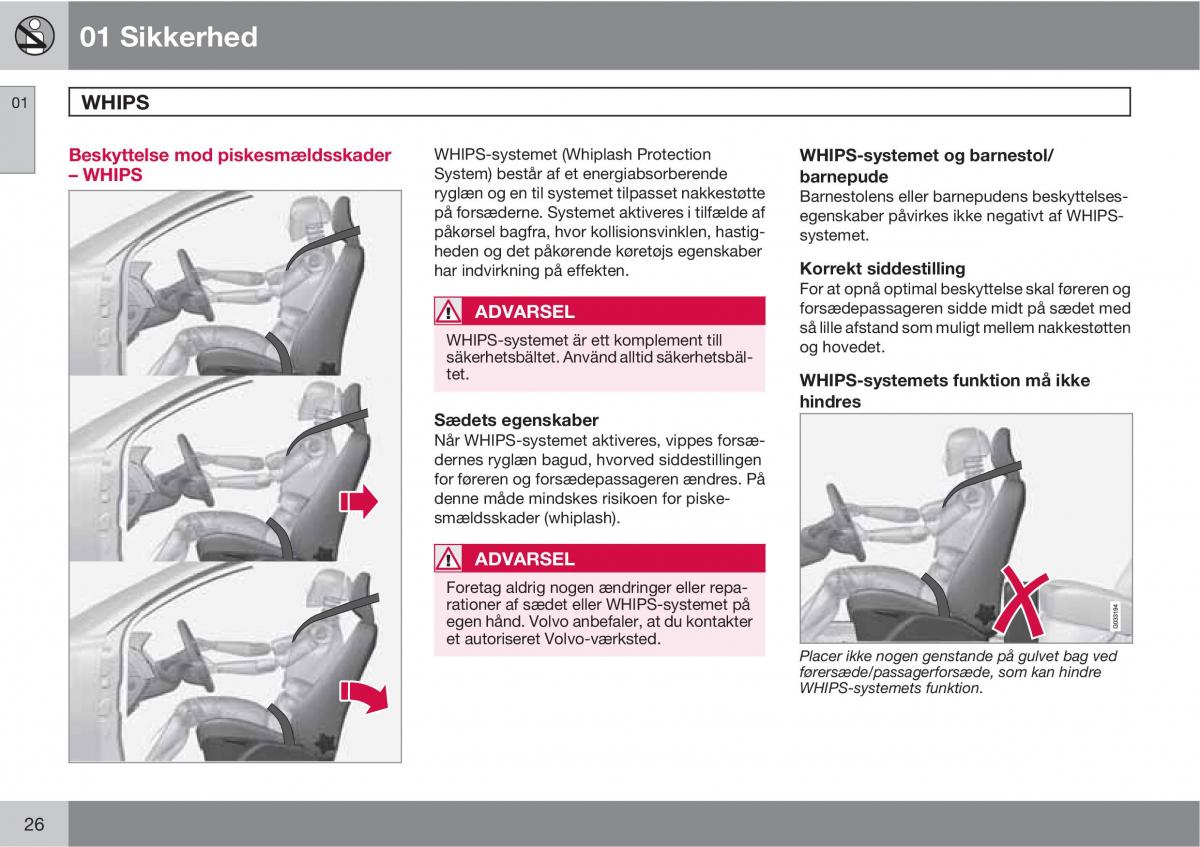 Volvo XC60 I 1 Bilens instruktionsbog / page 28