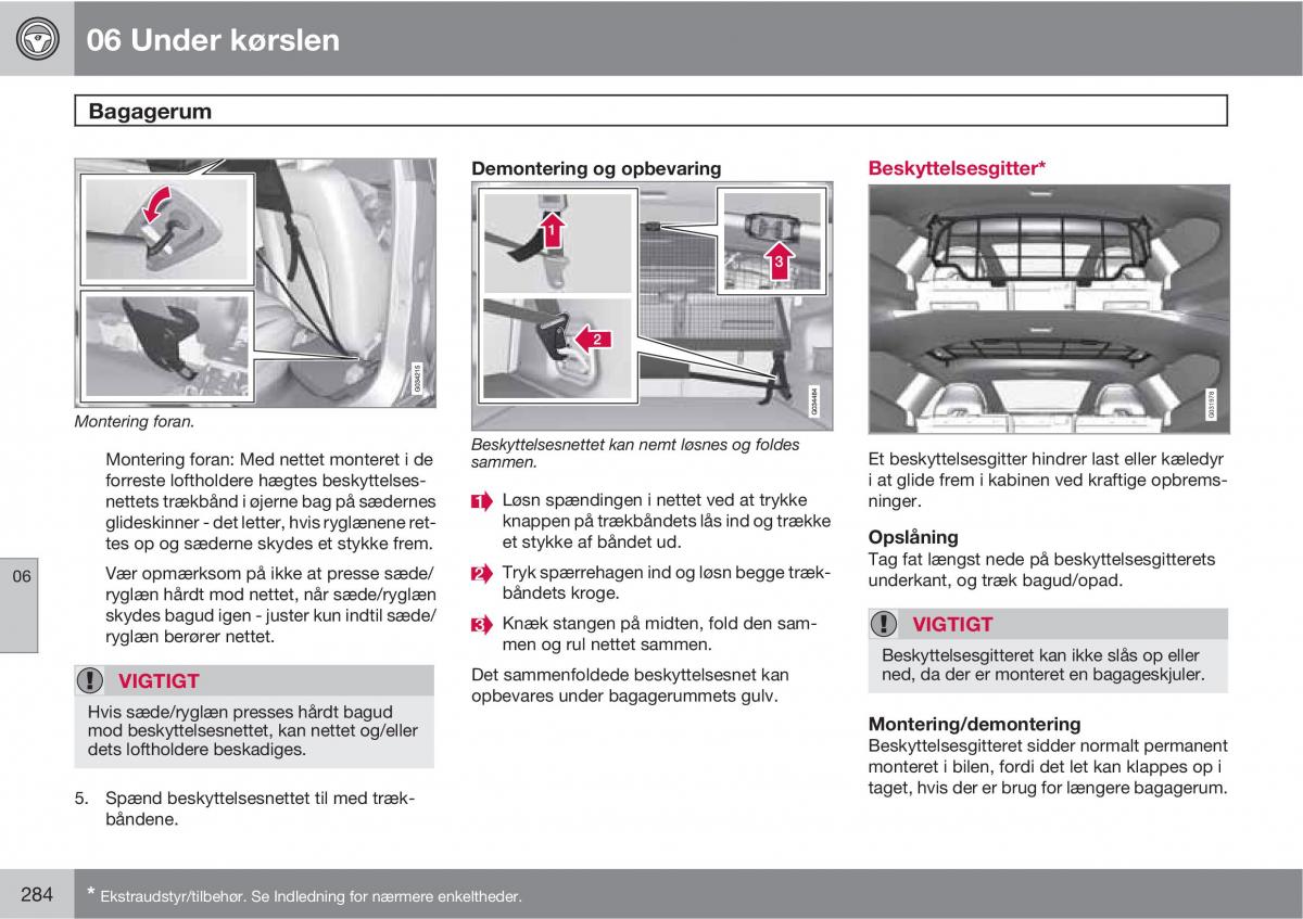 Volvo XC60 I 1 Bilens instruktionsbog / page 286