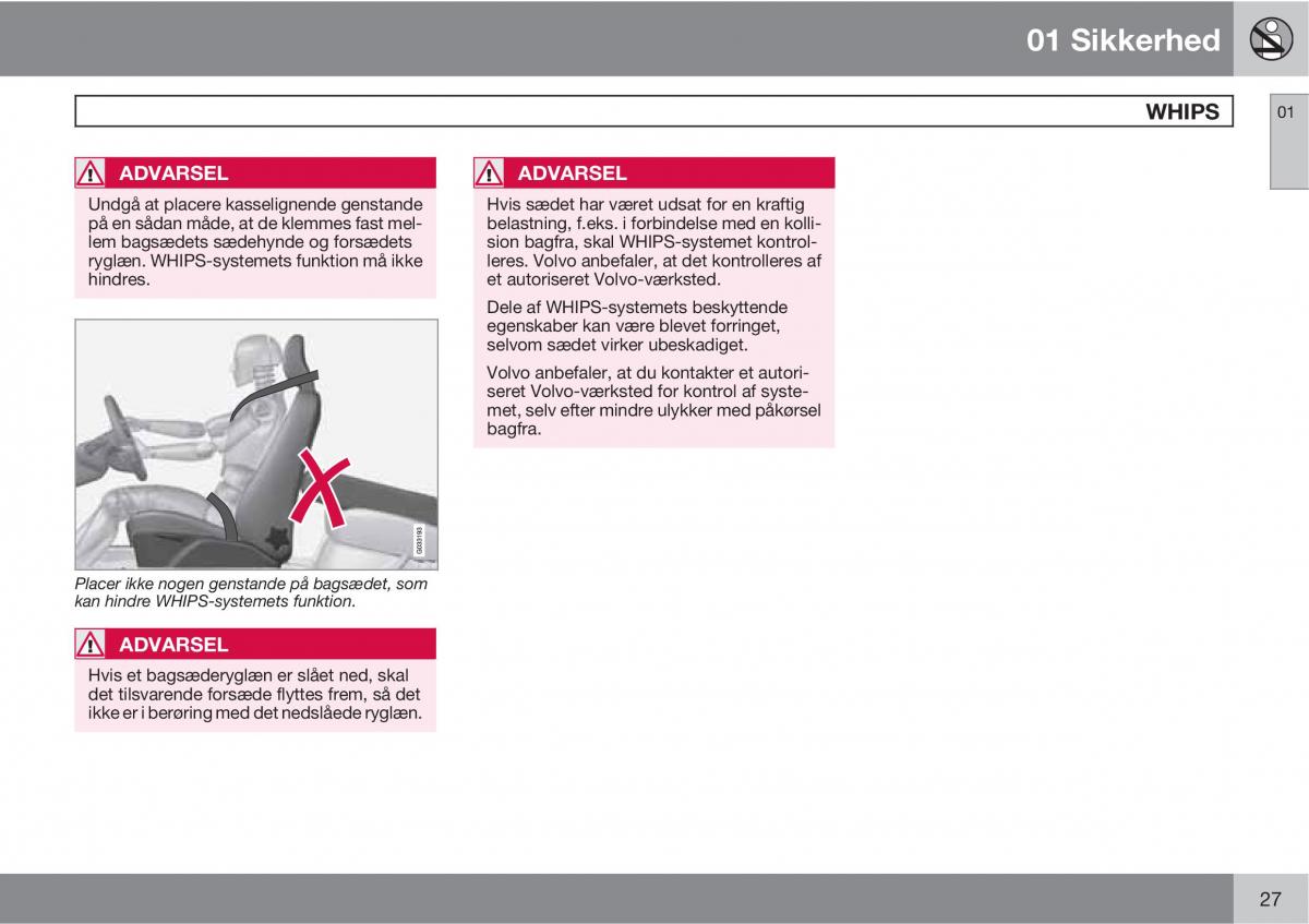 Volvo XC60 I 1 Bilens instruktionsbog / page 29