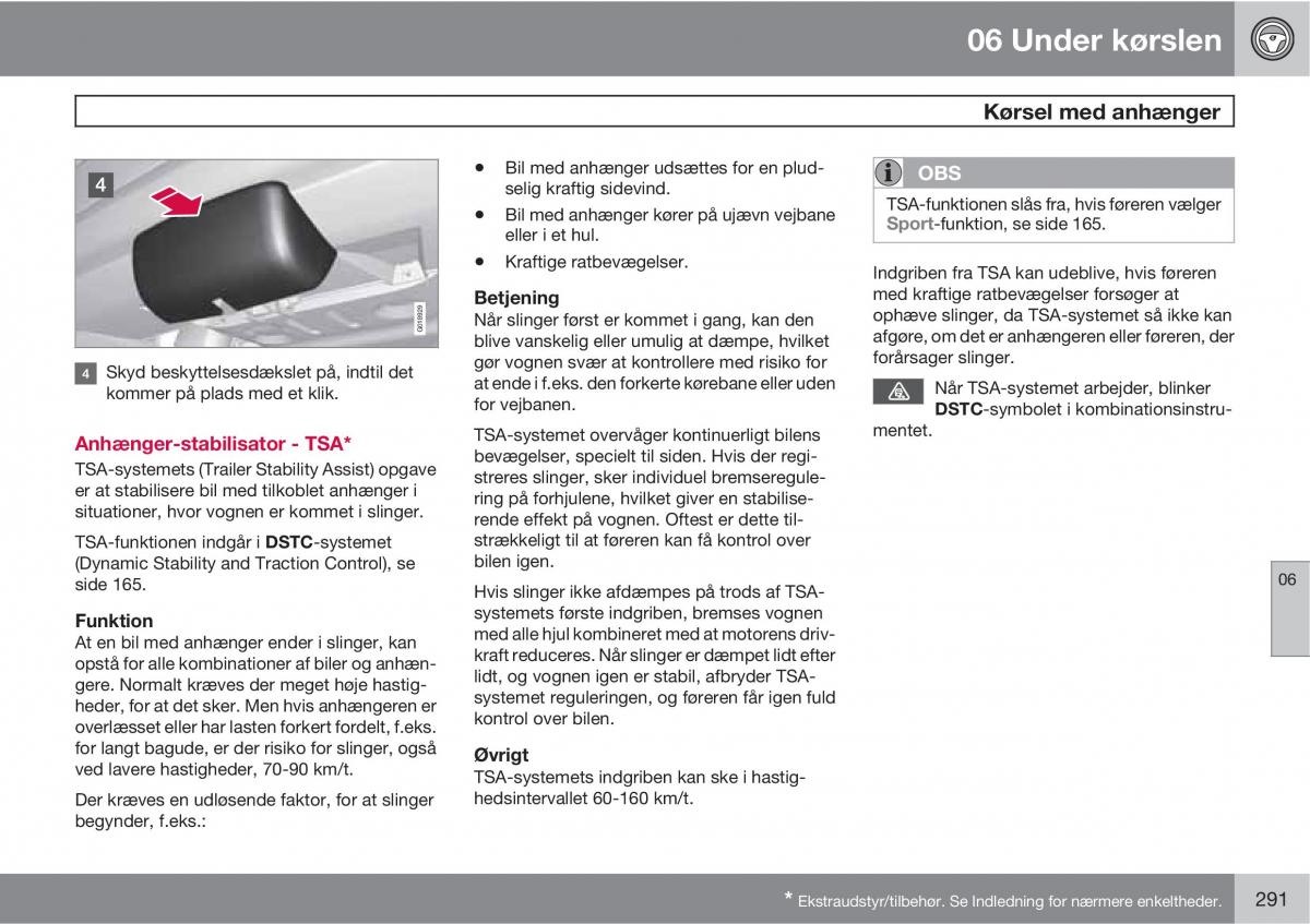 Volvo XC60 I 1 Bilens instruktionsbog / page 293