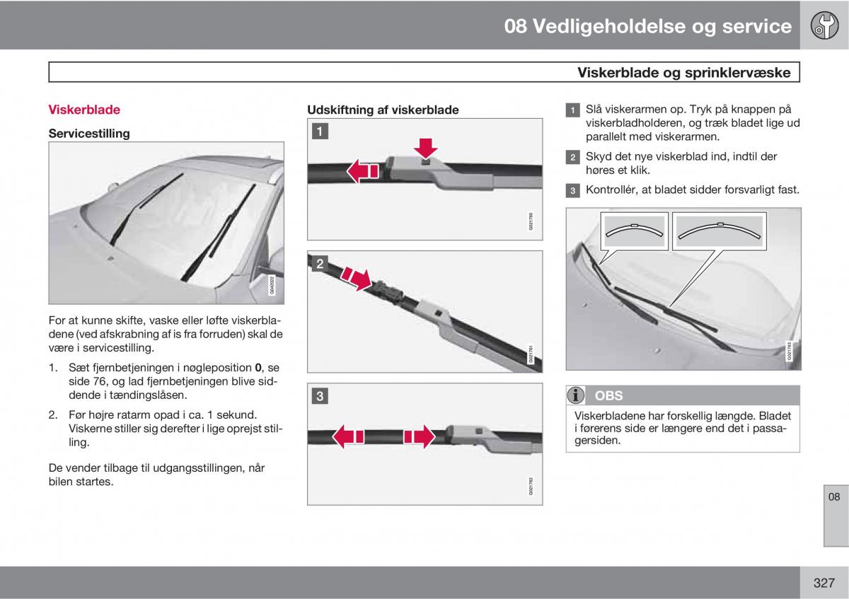 Volvo XC60 I 1 Bilens instruktionsbog / page 329