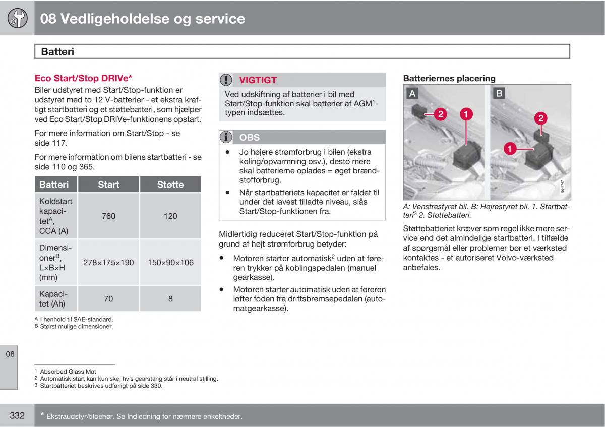 Volvo XC60 I 1 Bilens instruktionsbog / page 334