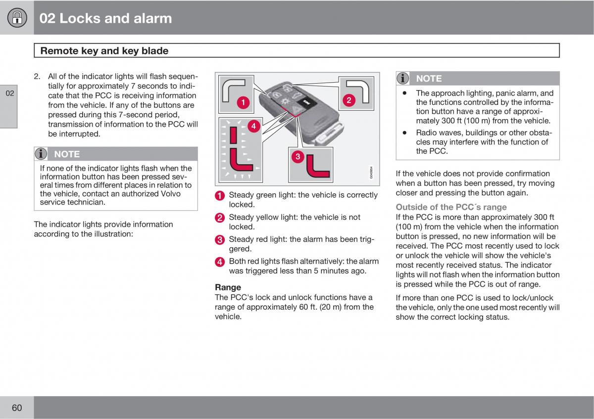 Volvo XC60 I 1 owners manual / page 60