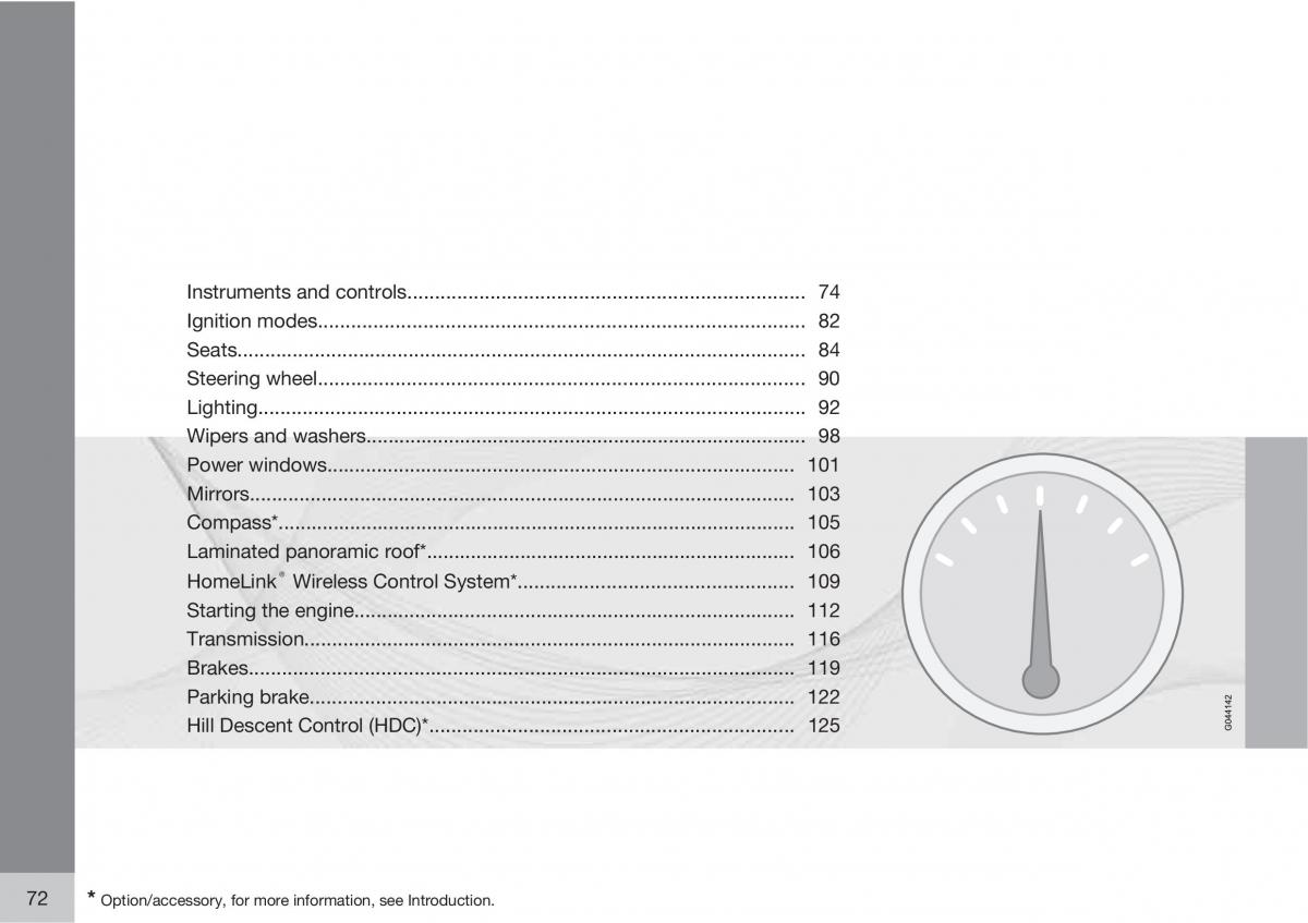 Volvo XC60 I 1 owners manual / page 72