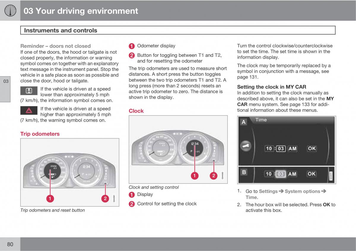 Volvo XC60 I 1 owners manual / page 80