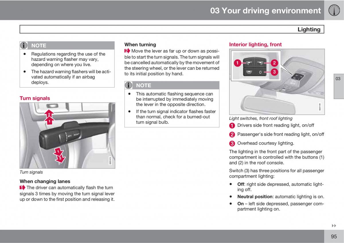 Volvo XC60 I 1 owners manual / page 95