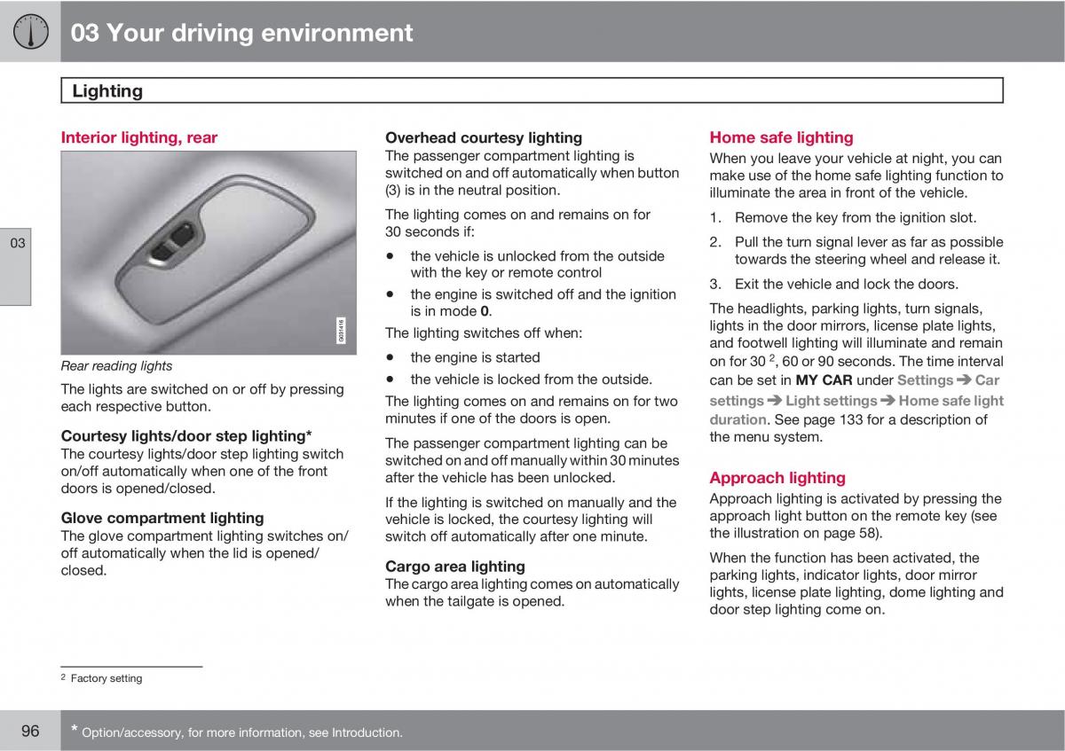 Volvo XC60 I 1 owners manual / page 96