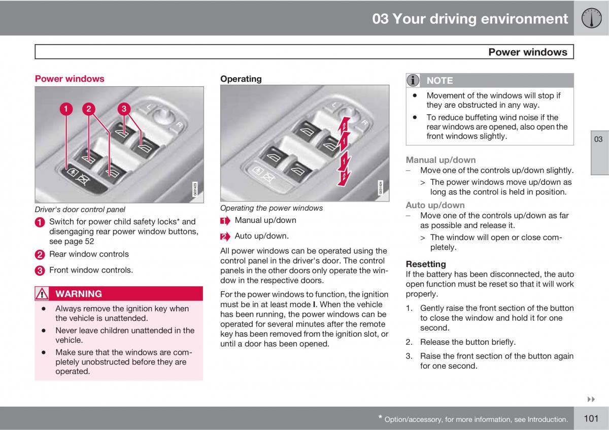 Volvo XC60 I 1 owners manual / page 101