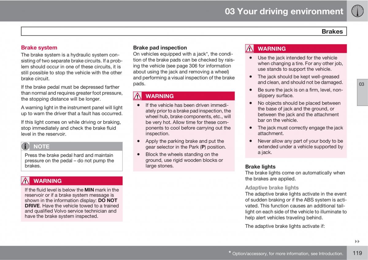 Volvo XC60 I 1 owners manual / page 119