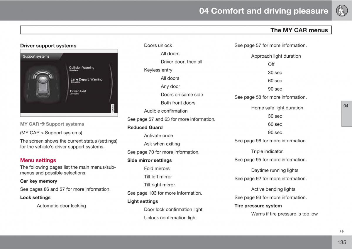 Volvo XC60 I 1 owners manual / page 135