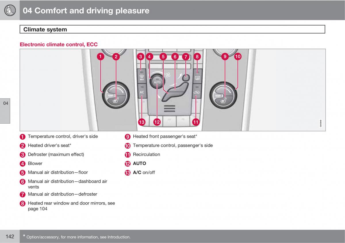 Volvo XC60 I 1 owners manual / page 142