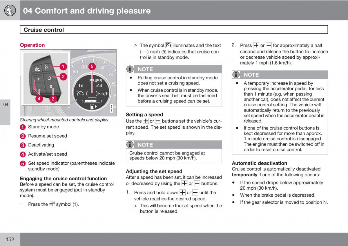 Volvo XC60 I 1 owners manual / page 152