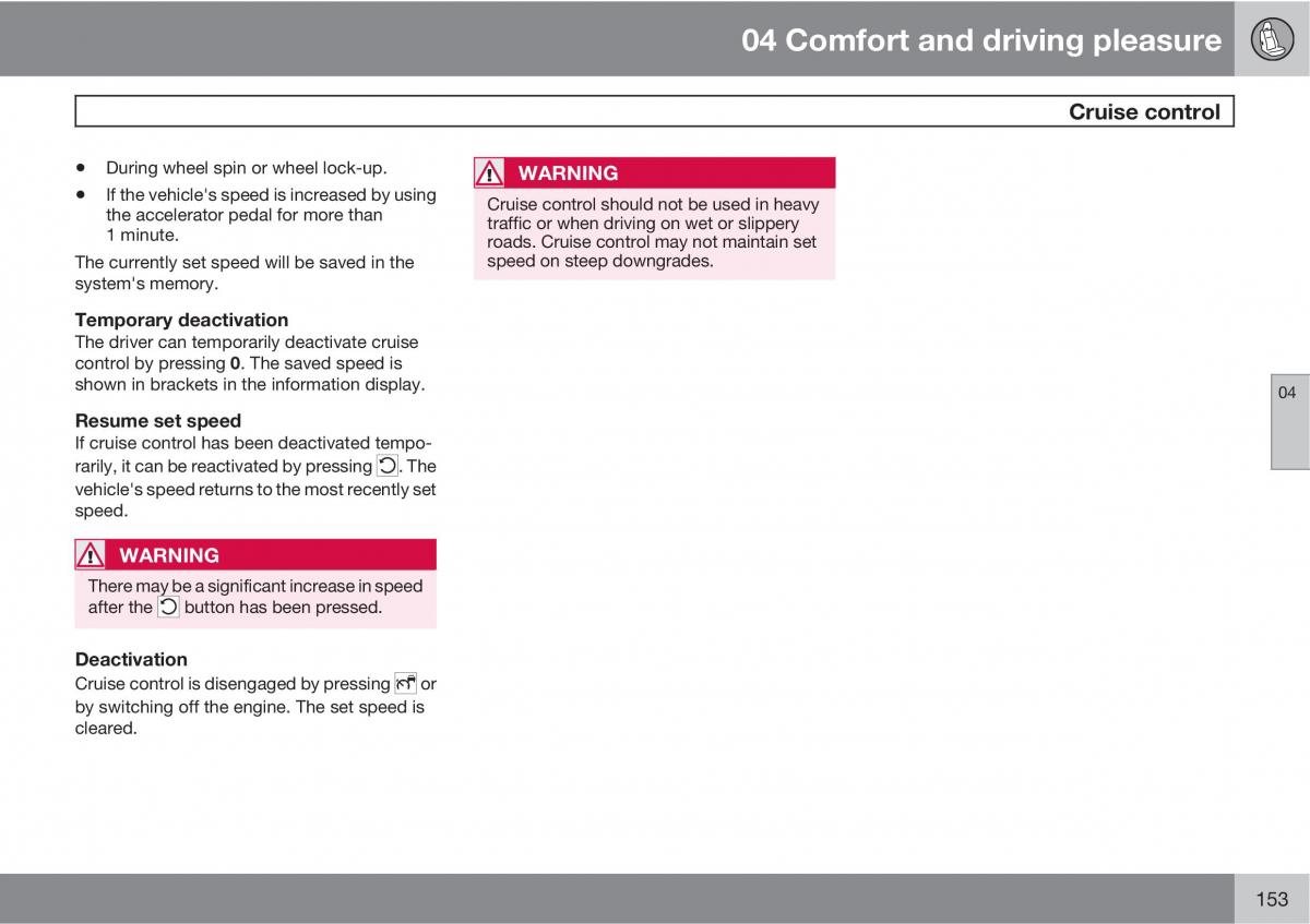 Volvo XC60 I 1 owners manual / page 153