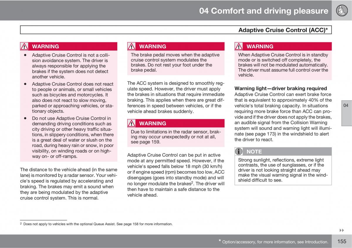 Volvo XC60 I 1 owners manual / page 155