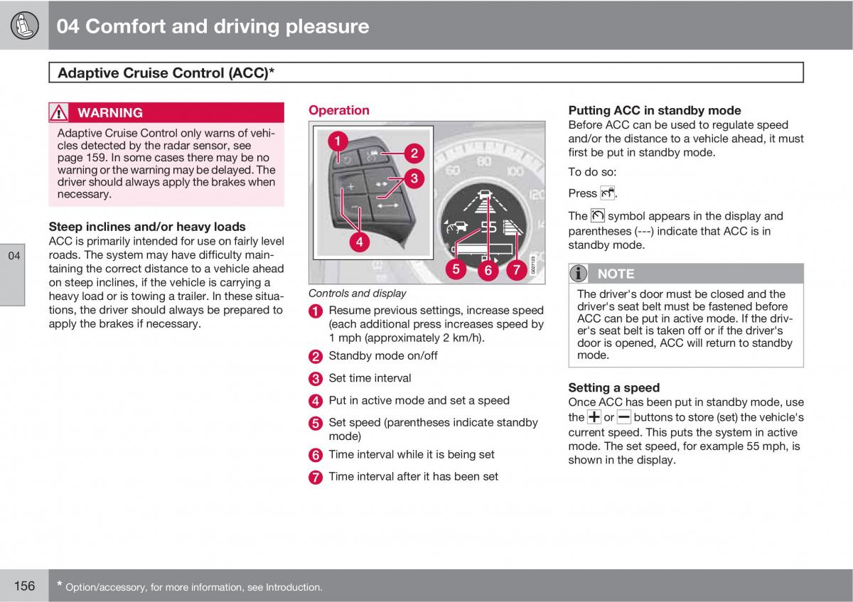 Volvo XC60 I 1 owners manual / page 156