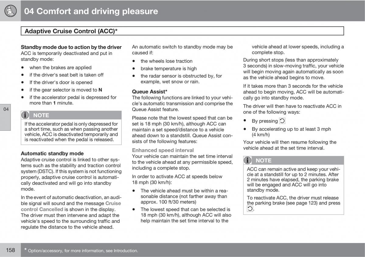 Volvo XC60 I 1 owners manual / page 158