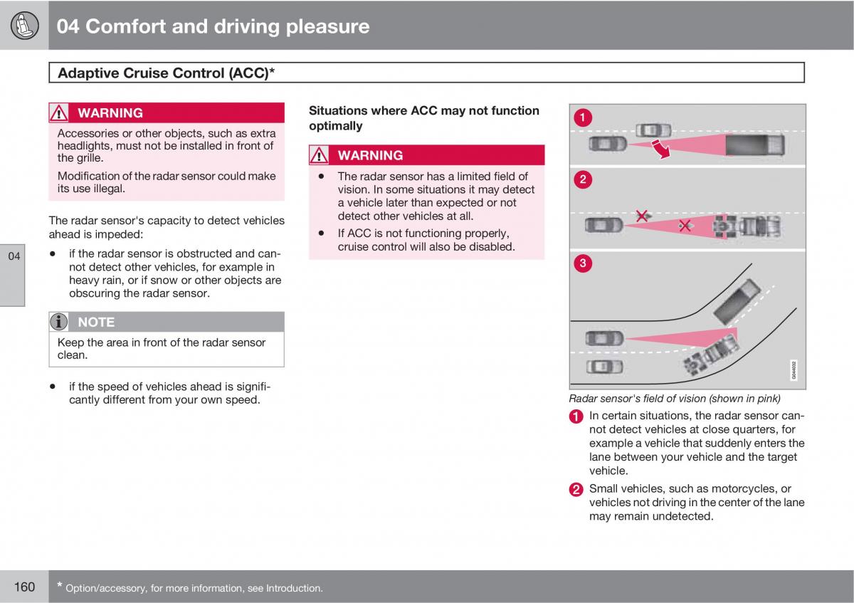 Volvo XC60 I 1 owners manual / page 160