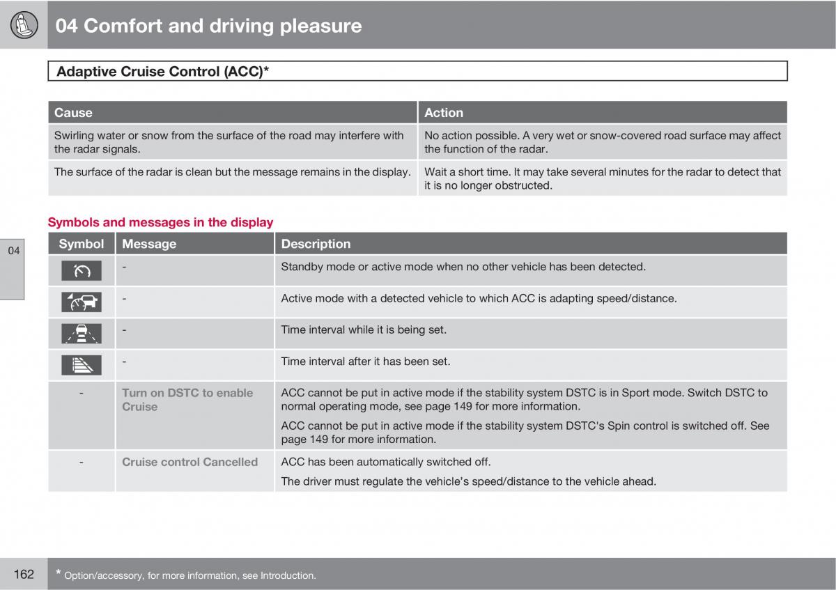 Volvo XC60 I 1 owners manual / page 162