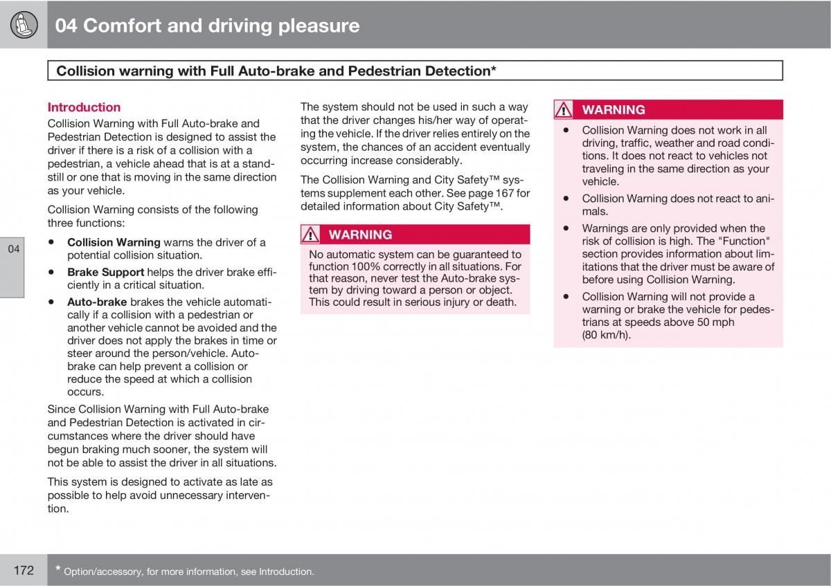 Volvo XC60 I 1 owners manual / page 172