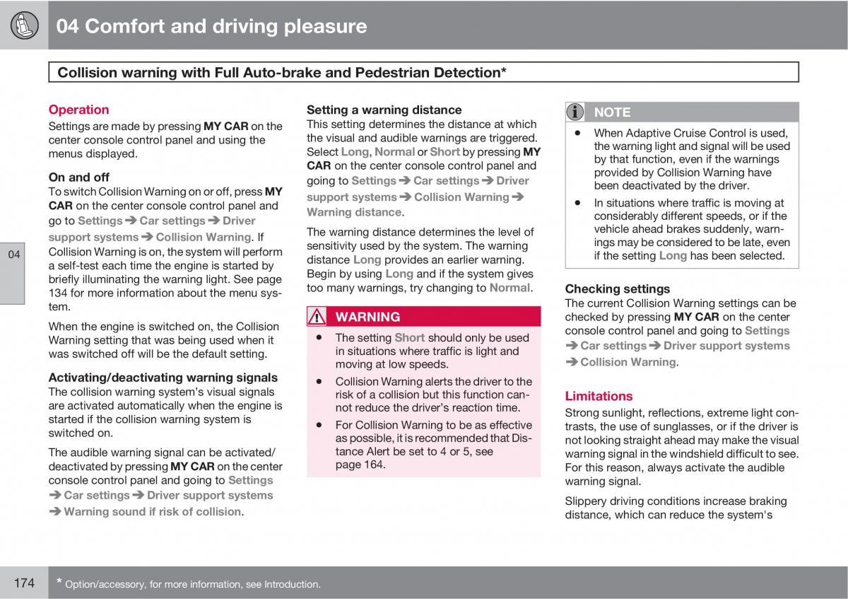 Volvo XC60 I 1 owners manual / page 174