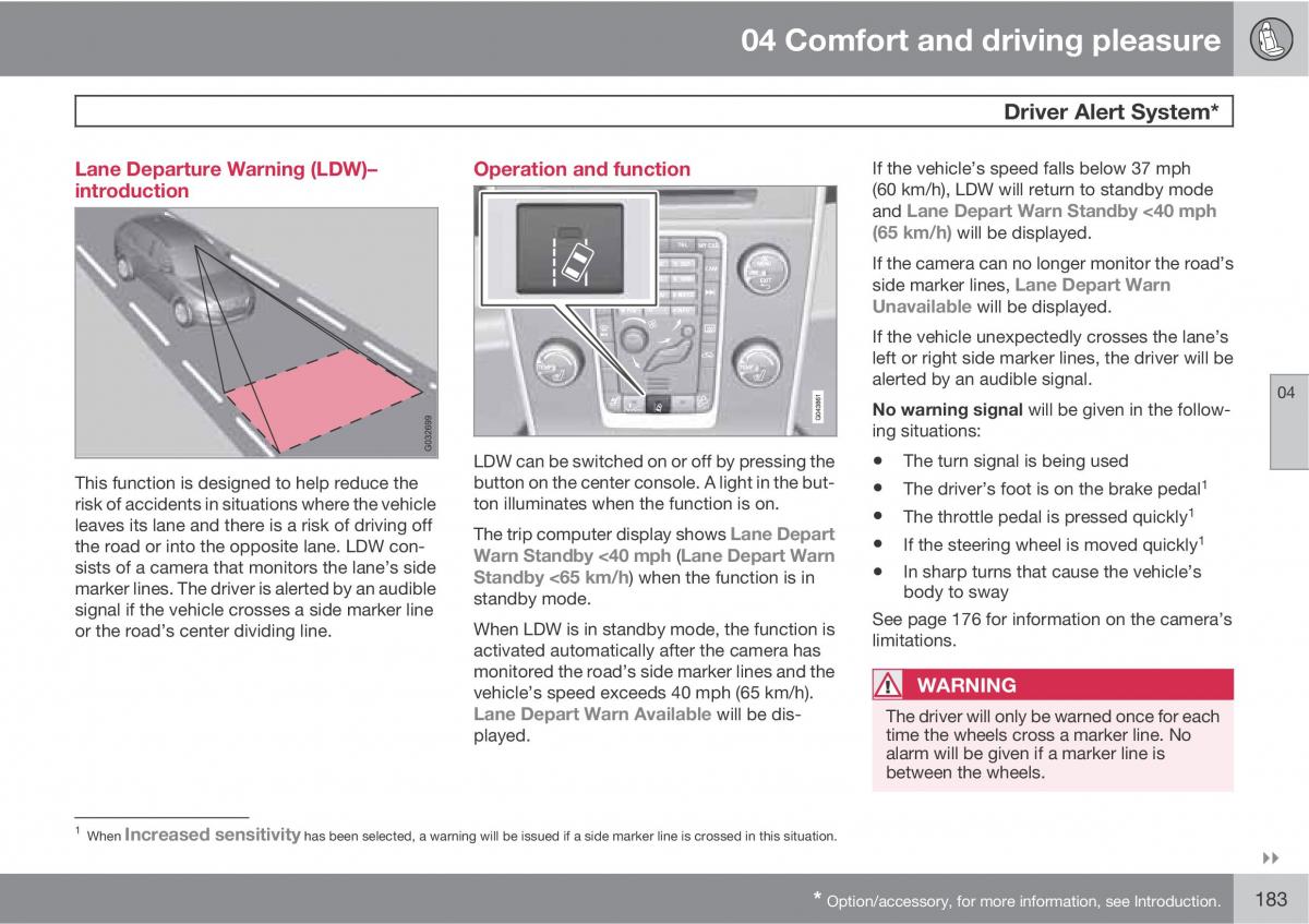 Volvo XC60 I 1 owners manual / page 183