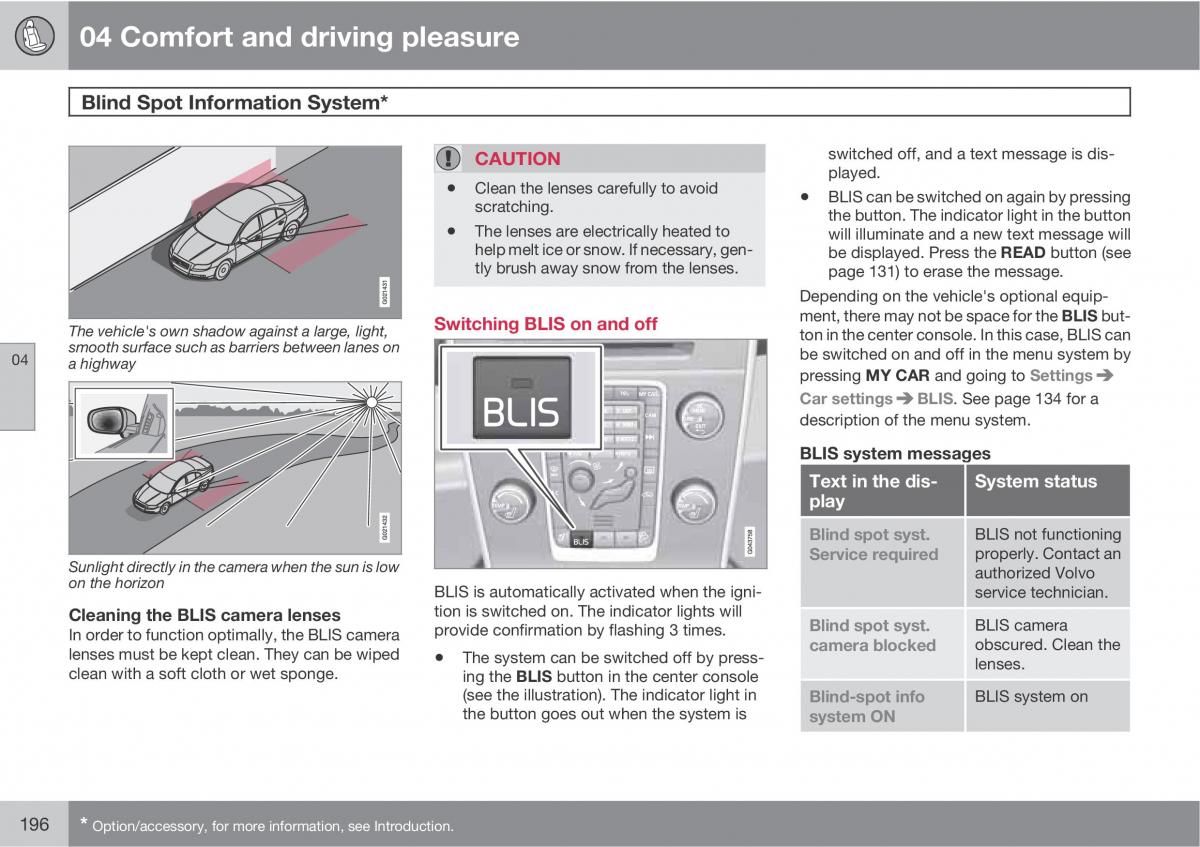 Volvo XC60 I 1 owners manual / page 196