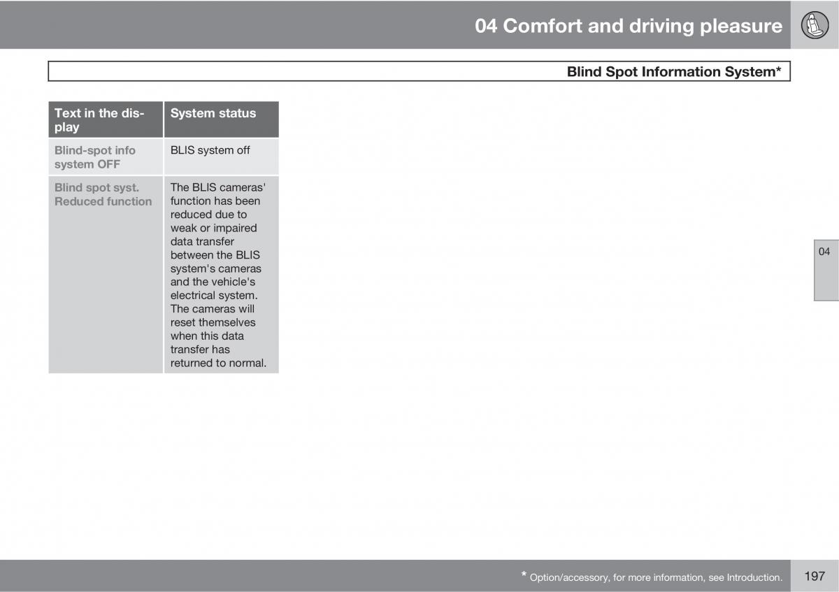 Volvo XC60 I 1 owners manual / page 197