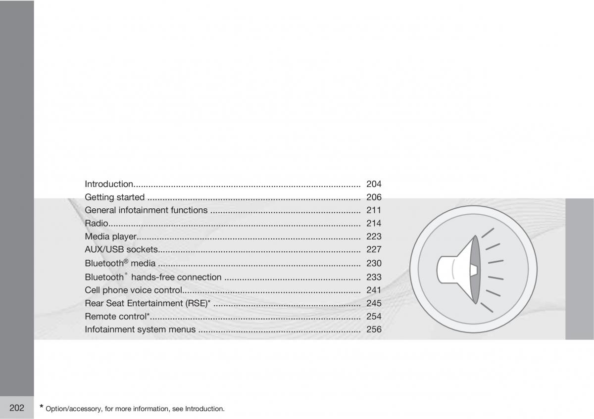 Volvo XC60 I 1 owners manual / page 202