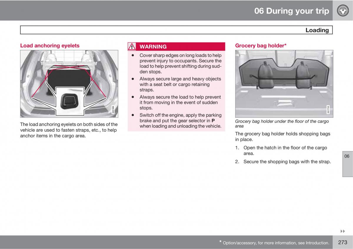 Volvo XC60 I 1 owners manual / page 273