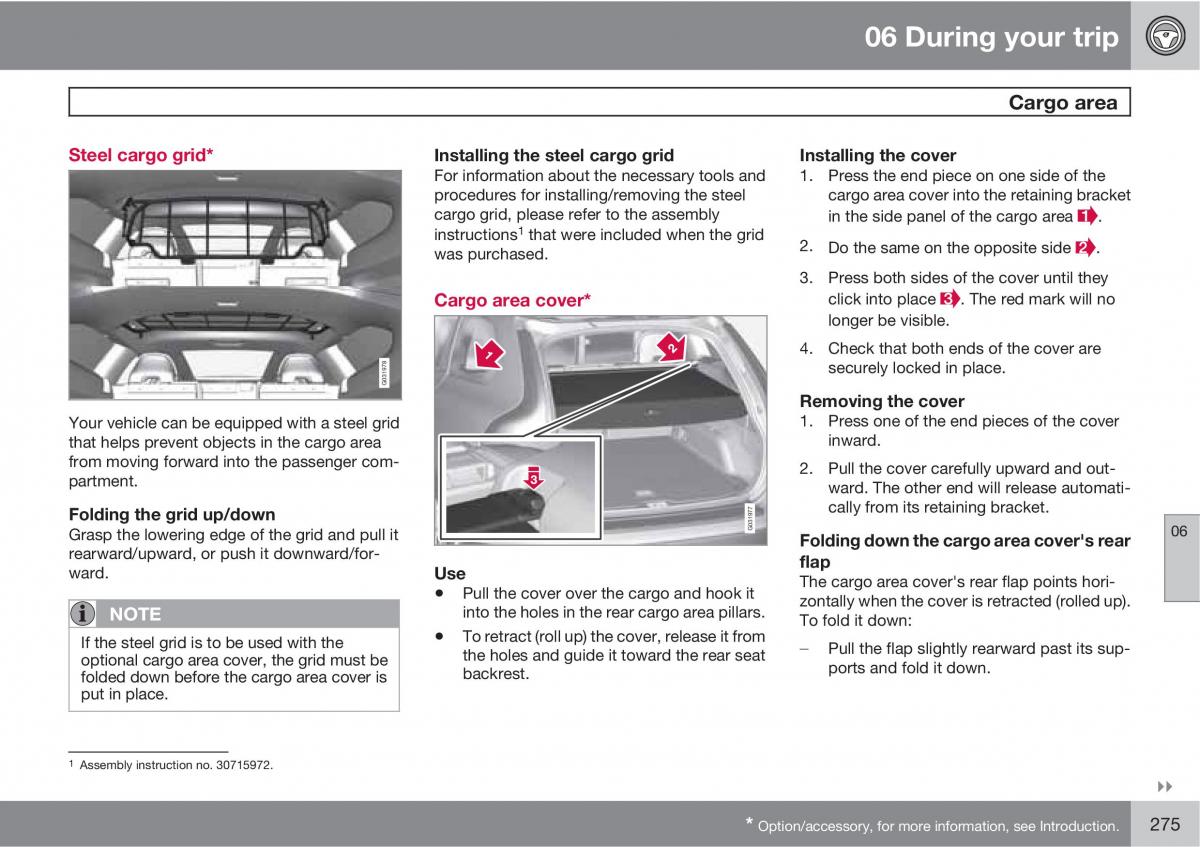 Volvo XC60 I 1 owners manual / page 275