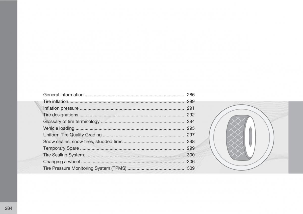 Volvo XC60 I 1 owners manual / page 284