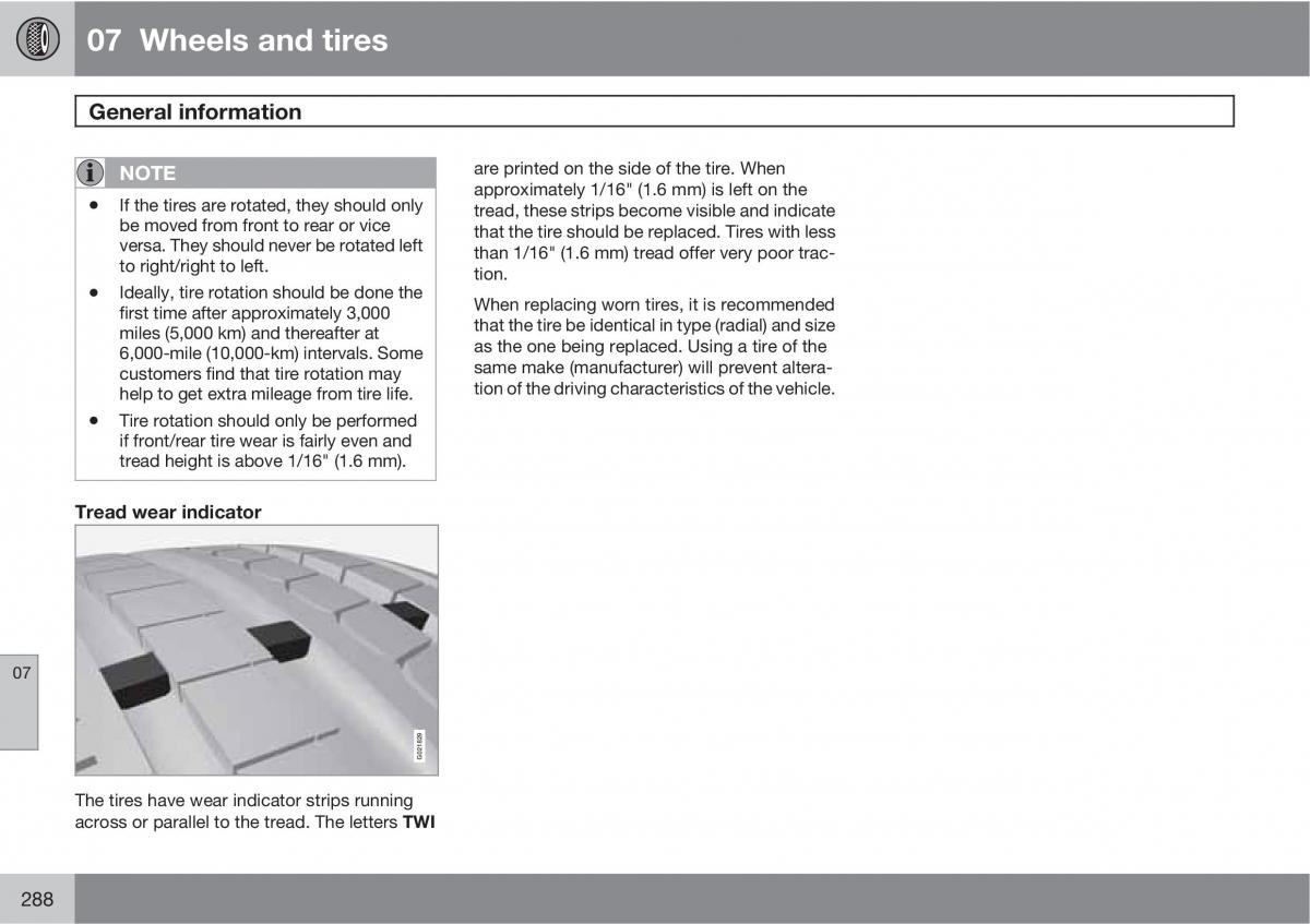 Volvo XC60 I 1 owners manual / page 288