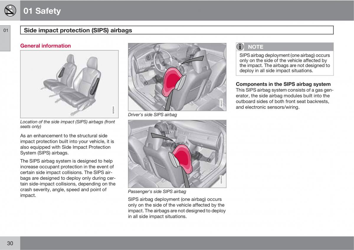 Volvo XC60 I 1 owners manual / page 30