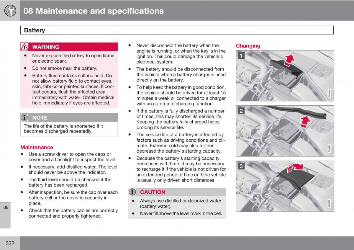 Volvo XC60 I 1 owners manual / page 332