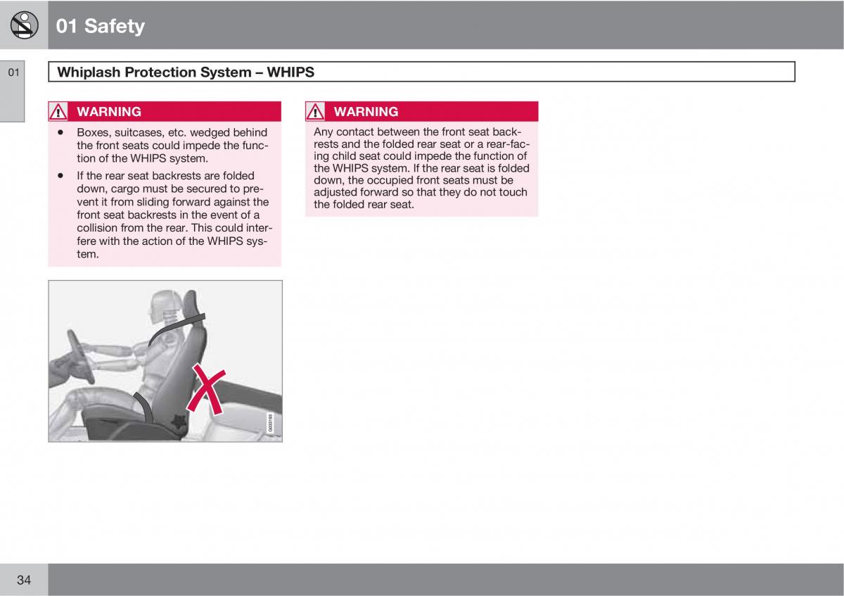 Volvo XC60 I 1 owners manual / page 34