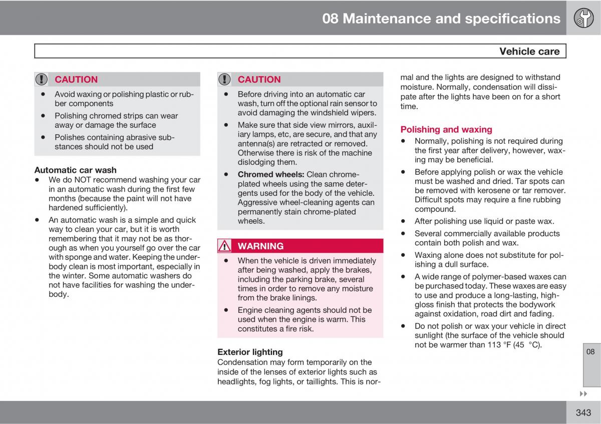 Volvo XC60 I 1 owners manual / page 343