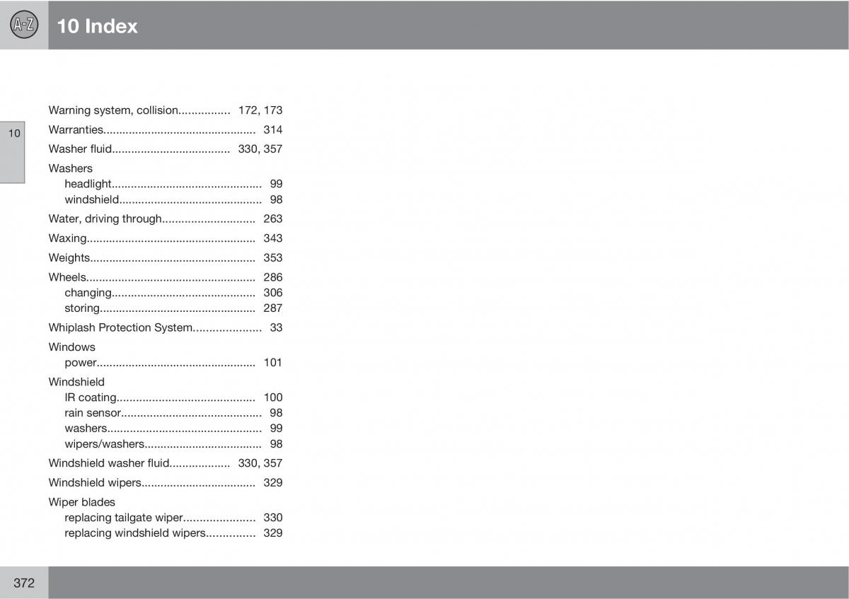 Volvo XC60 I 1 owners manual / page 372