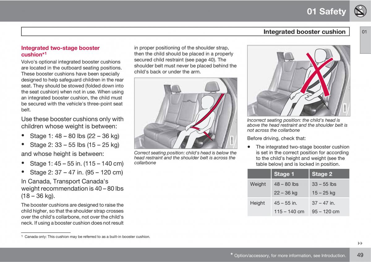 Volvo XC60 I 1 owners manual / page 49