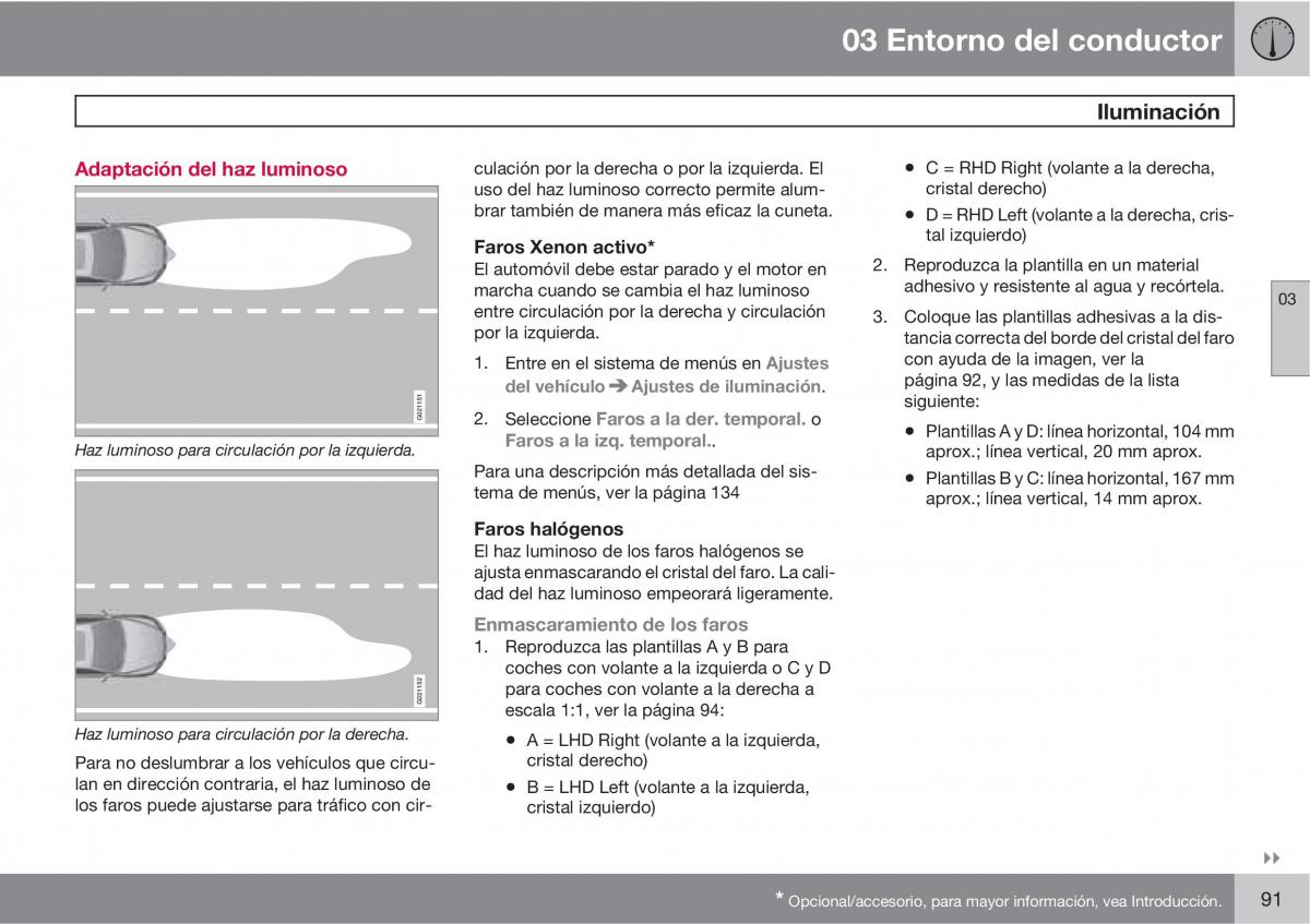 Volvo XC60 I 1 manual del propietario / page 91