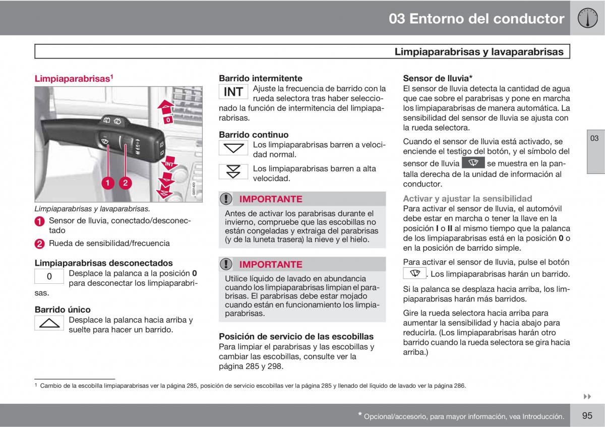 Volvo XC60 I 1 manual del propietario / page 95